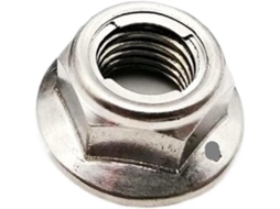 Porcas De Aço Inoxidável, Porca Sextavada Com Inserto Metálico, Aço Inoxidável, 2a 5 Peças, Com Torque Predominante Base
