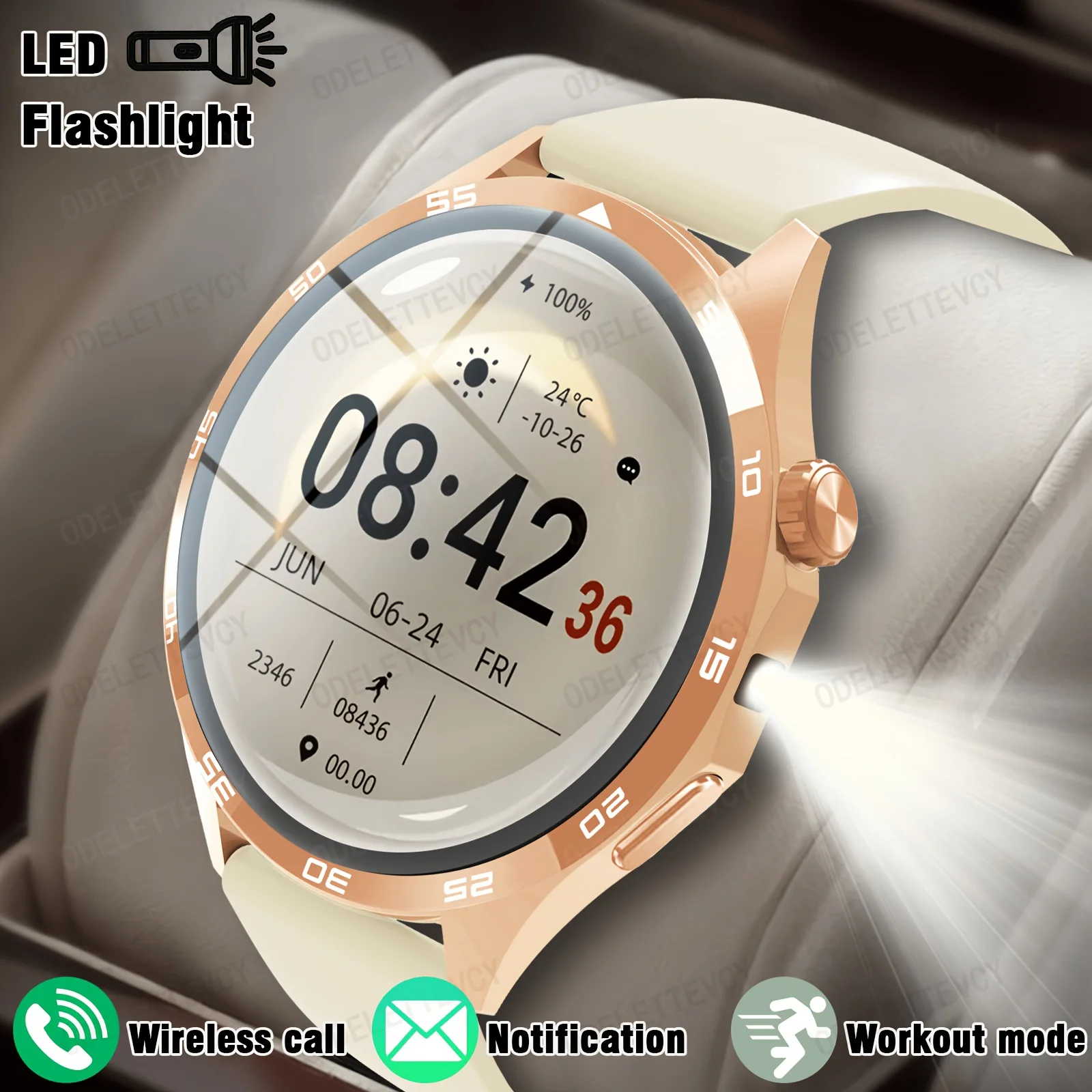 (jinzi) Smartwatch, Compatível Com Chamadas Sem Fio E Múltiplos Modos Esportivos.