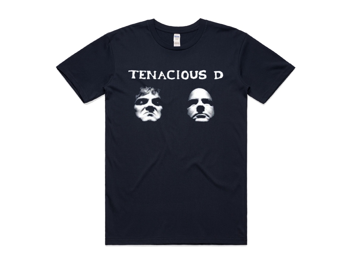 Camiseta Tenacious D Faces ROCKINSTONE Unissex Adulto Mais Vendida Tamanho: GG