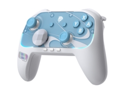 Comando Easysmx S10 Com Fios, Bluetooth, Tmr, Rgb, Compatível Com Pc, Telemóvel, Tv E Steam, Com Giroscópio De Seis Eixos E Vibração Hd.