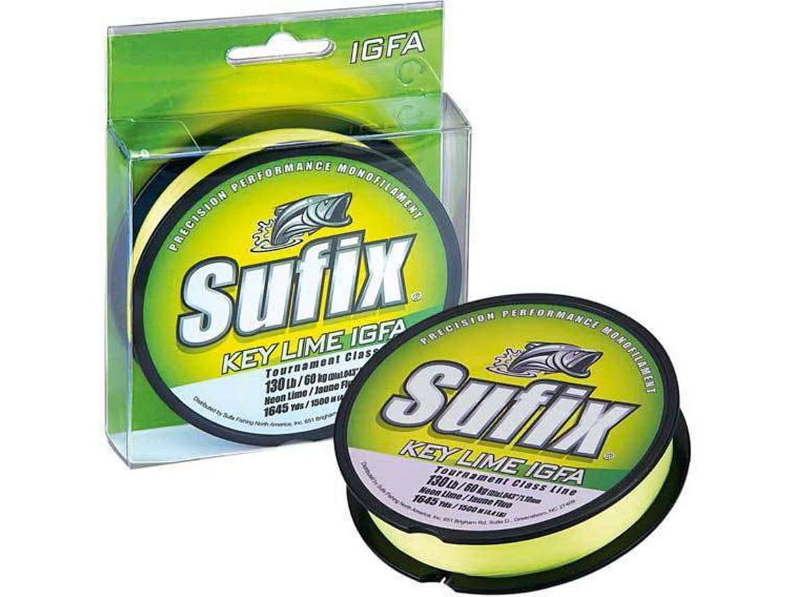 Linha de Pesca de monofilamento SUFIX Key Lime Igfa (0.860 mm - 1,00 mm)