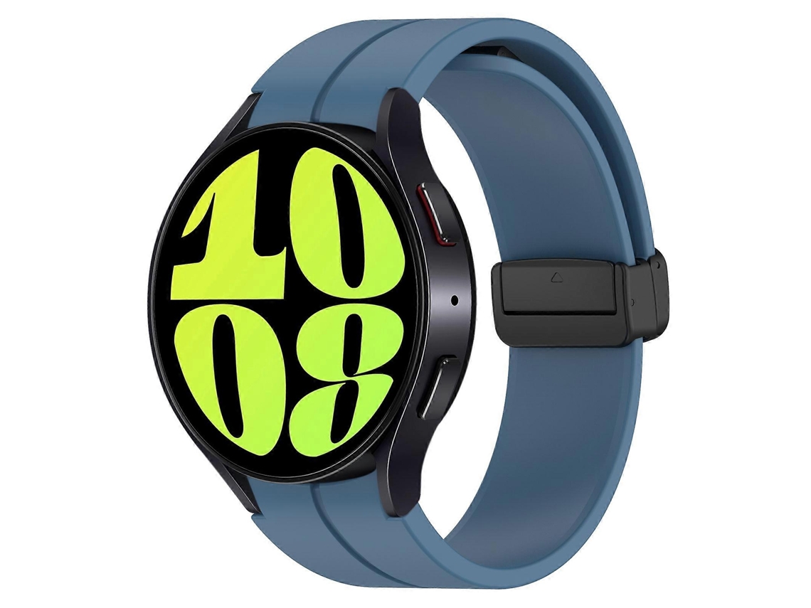 Pulseira De Silicone Preta Dobrável Com Fecho Magnético, Tamanho Grande.