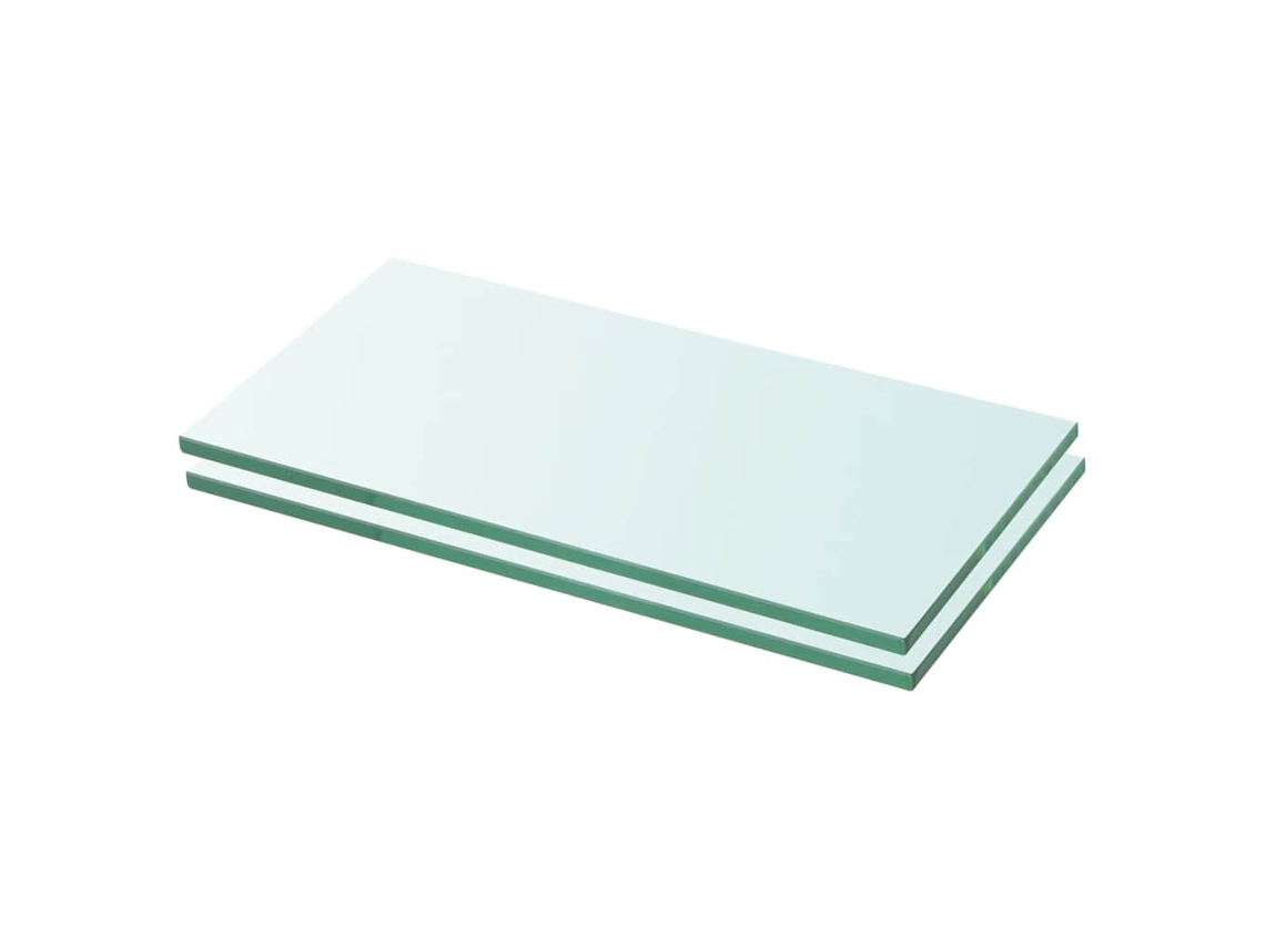 Vidaxl Prateleiras 2 Pcs 20x30 Cm Vidro Transparente