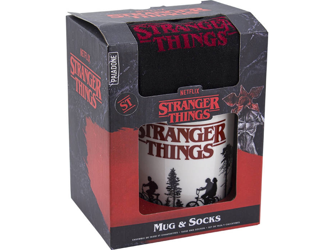 Caneca STRANGER THINGS Logo com Meias