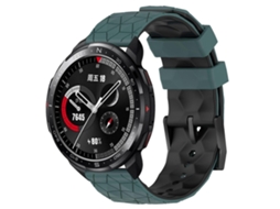 Pulseira De Silicone Bicolor Com Estampa De Futebol Para O Relógio For Honor Gs Pro De 22 Mm.