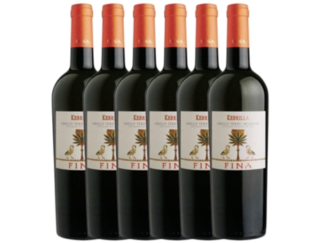 Vinho CANTINE FINA Cantine Fina Kebrilla Grillo Sicilia (0.75 L - 6 unidades)