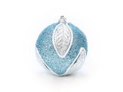 Conjunto de 8 Bolas de Natal com Glitter, Decoração de Árvore ou Teto LAXISCREED