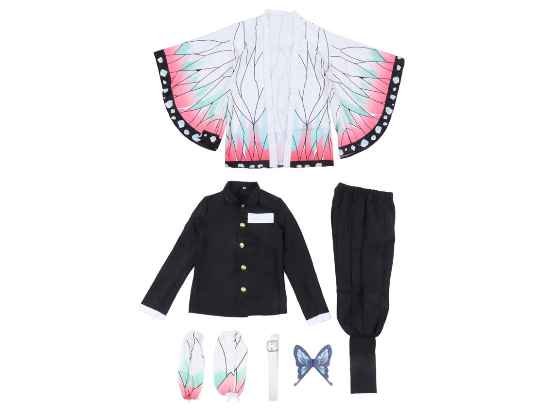 Mali conjunto de Traje de Cosplay com Calças Casaco Cinto Grampo para Halloween Carnaval Performance M