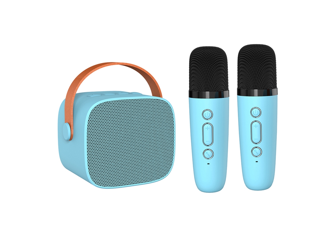 Caixa de Som Karaokê Bluetooth com Microfones LAXISCREED