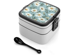 Daisy Marmita Retangular Empilhável, À Prova De Vazamentos, Com Design Moderno E Minimalista, Ideal Para Refeições Em