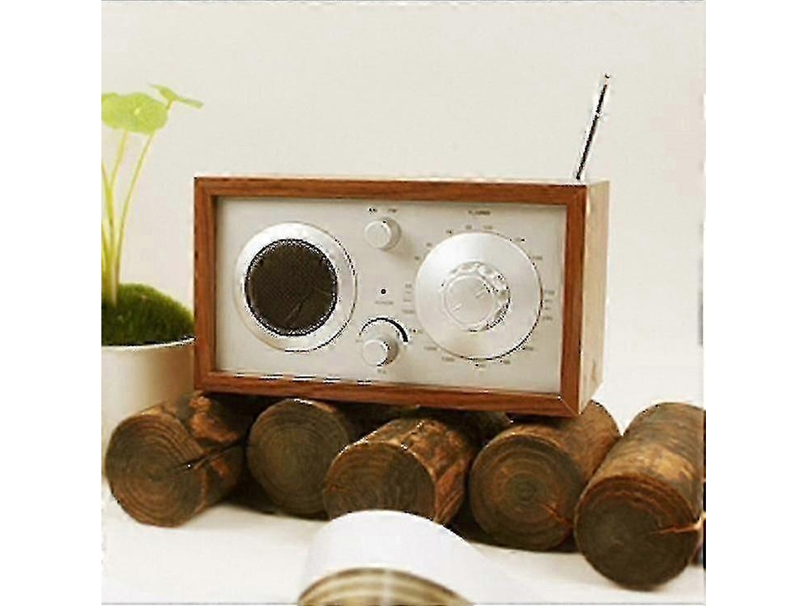 Sistema De Música Tudo Em Um Com Rádio Fm Digital Rádio Multifuncional De Madeira Retrô Nogueira Olysi Shop