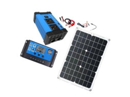 Sistema Solar Laxiscreed 300w Com Inversor 12v Para 220v, Geração De Energia Eficiente
