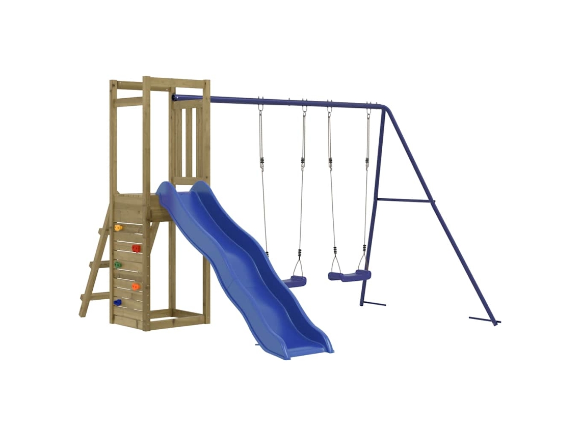 Outdoor Playset, Outdoor Playsets Vidaxl Marrom Madeira De Pinho Impregnada (n/a)