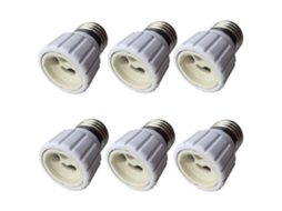 Rebe adaptador de Suportes de Lâmpada E27 para Gu10 Material Retardante de Fogo 6 Pacote para Lâmpadas Led