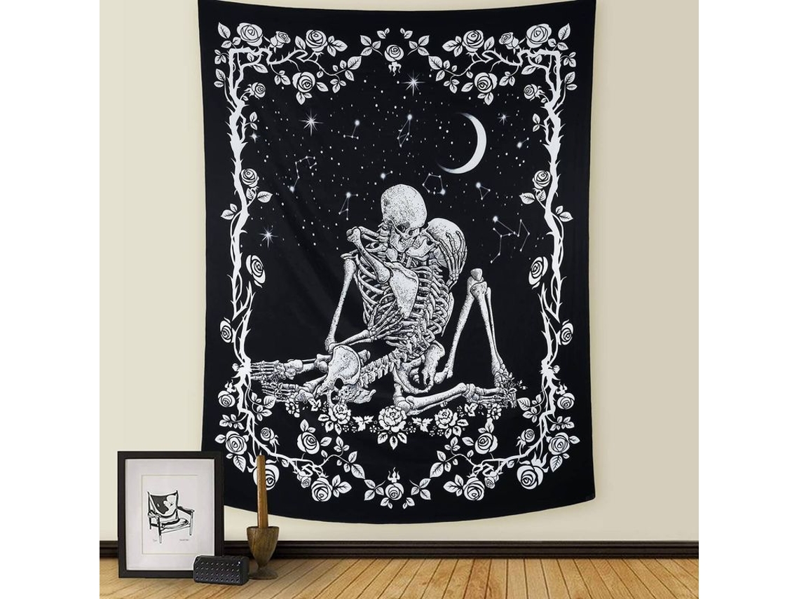Tapestry Medieval Europa Divinación Pared Mural Geométrico Hippie Tejido Tarot