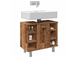 Armãrio Wc 60x32x53,5 Cm Derivados De Madeira Velha DKD HOME DECOR