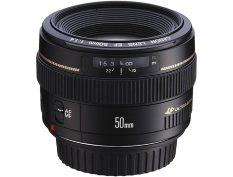 Objetiva CANON Fixa Standard EF 50mm F1.4 USM (Encaixe: Canon EF - Abertura: f/22 - f/1.4) — Abertura: f/22 - f/1.4