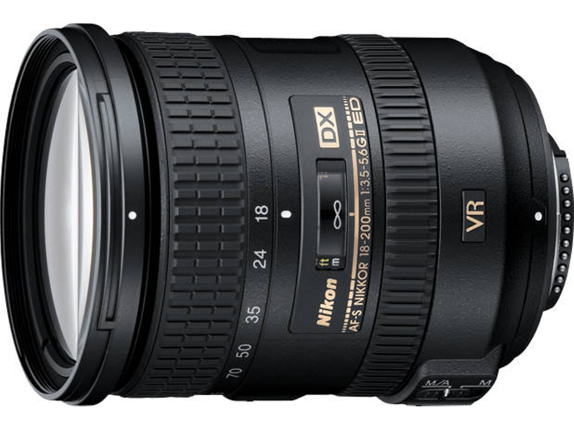Objetiva NIKON AF-S DX NIKKOR 18-200mm f/3.5-5.6G ED VR II