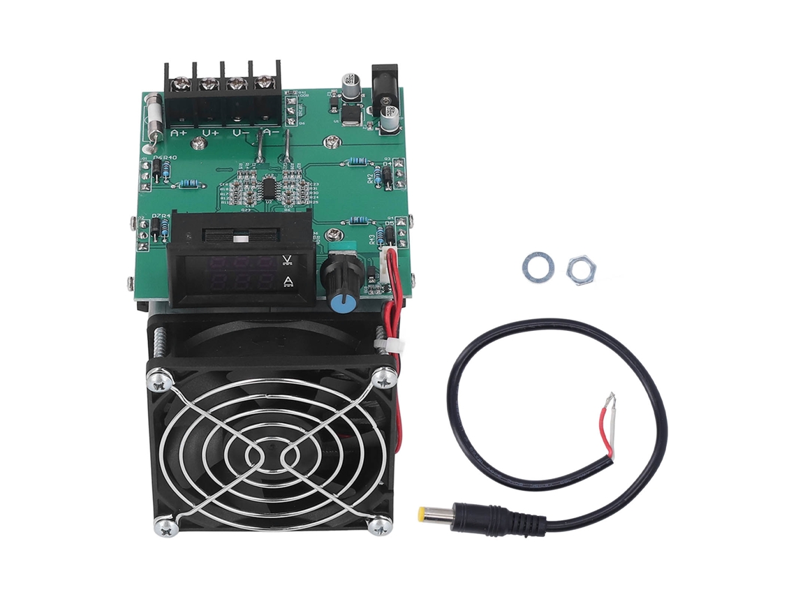 Medidor de Capacidade de Bateria Tester Descarga Módulo Dc12v 0 20a 250w Carga Elétrica