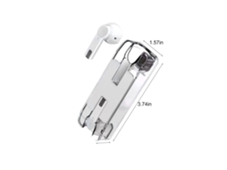 Auriculares Bluetooth True Wireless com Redução de Ruído no Ouvido e Alta Qualidade de Áudio para Masculinos e Femininos e