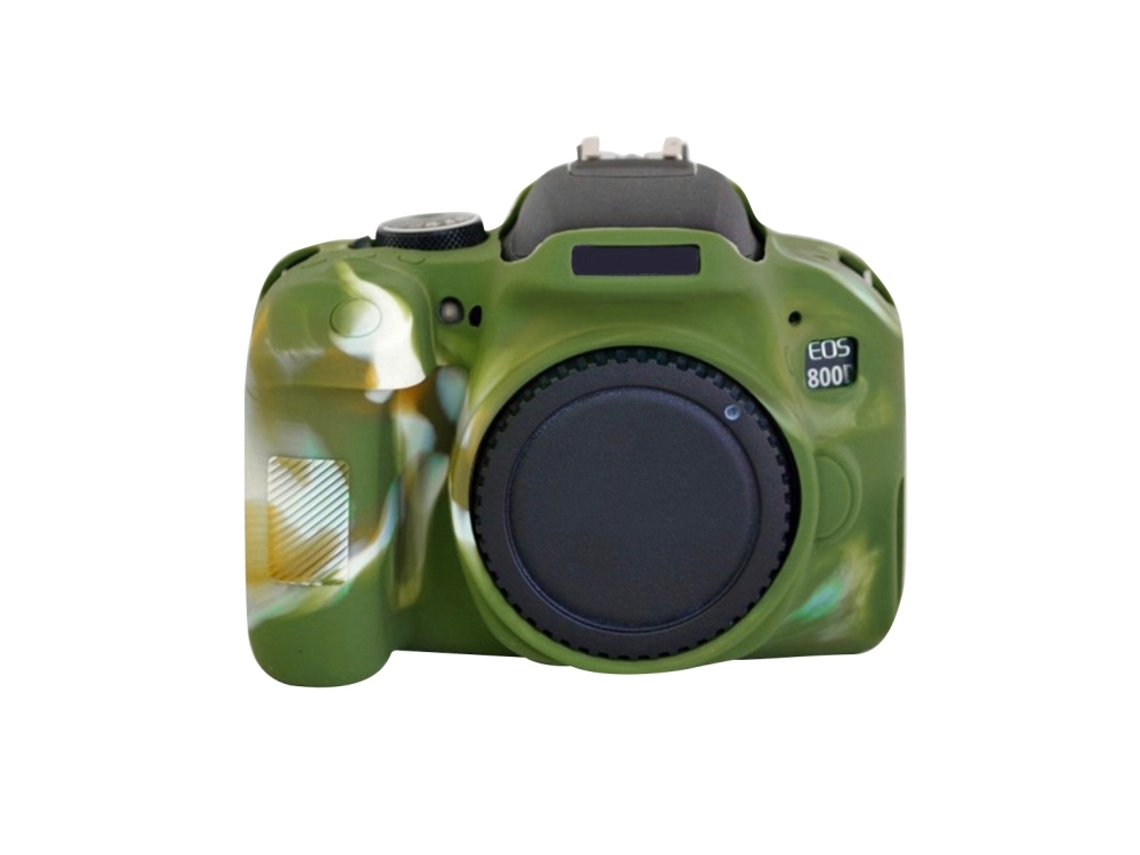 Capa De Silicone Macia Para Canon Eos 800d Brilvibera