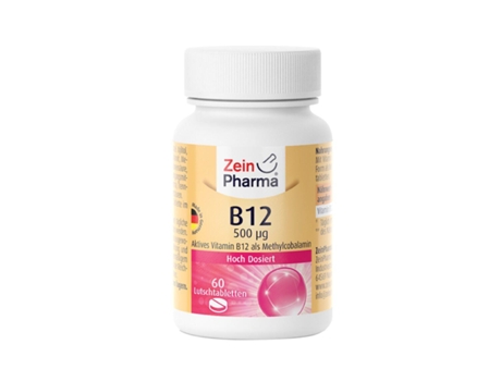 Vitamina B12 500µg (60 pastilhas)