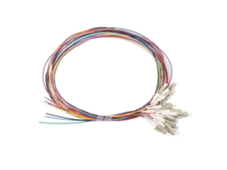 Cabo de Fibra Óptica Multimodo de 12 Núcleos Lc/upc 62.5/125 com Revestimento de Pvc para Redes