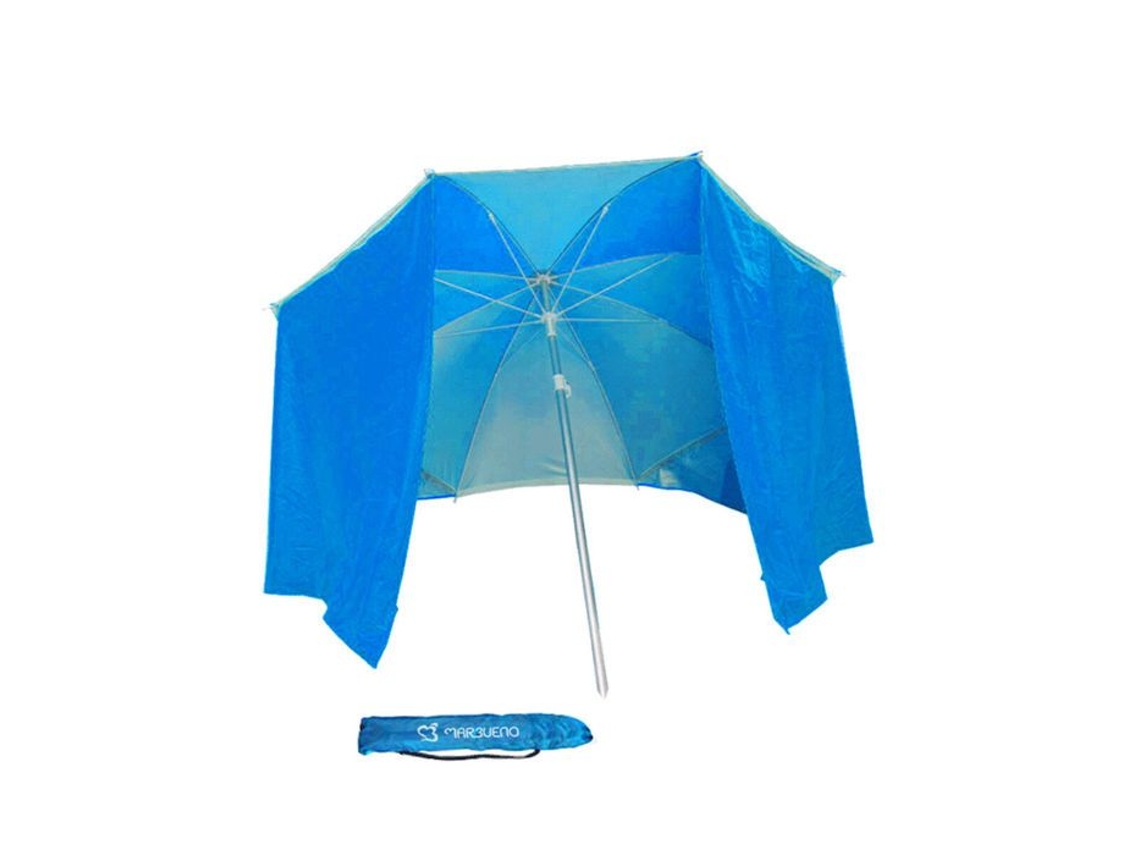 Guarda-sol De Praia - Marbueno - Verão 10112a - Ø 180 Cm - Azul - Alumínio/nylon