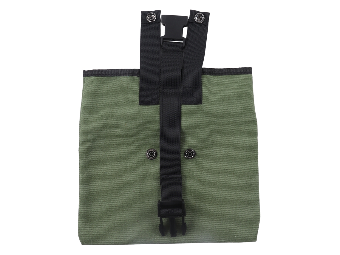 Bolsa de Forrageio ao Ar Livre de Tecido Oxford para Frutas com Pouch e Cinto Verde Militar S/MARCA