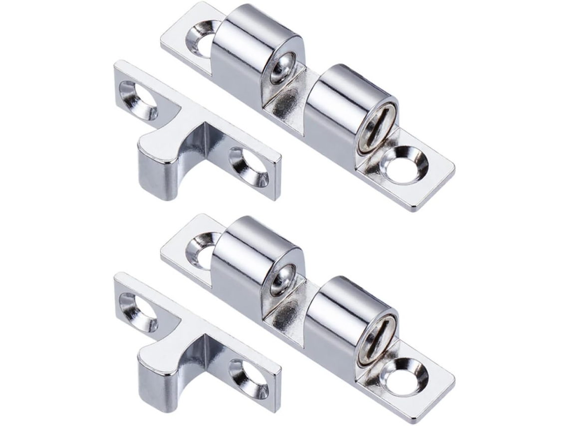 Fecho De Porta Com Esfera Aço Inoxidável Shineofi, Resistente Ao Desgaste E Seguro, 2 Peças, Para Armários E Guarda