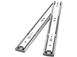 Corrediças Laterais Para Armário, 2 Peças, Em Aço Inoxidável, Para Gavetas, Resistentes, Com Três Seções, 30-50cm 300mm
