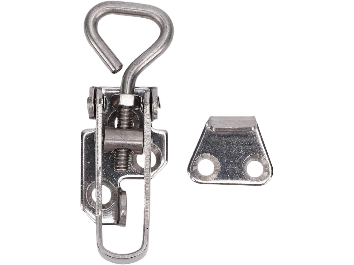 Conjunto De 4 Fechos Alavanca, Aço Inoxidável 304, Capacidade 136 Kg,