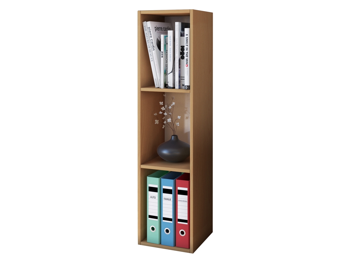 Estante De Madeira Deco Livros Mendas 3 Vcm