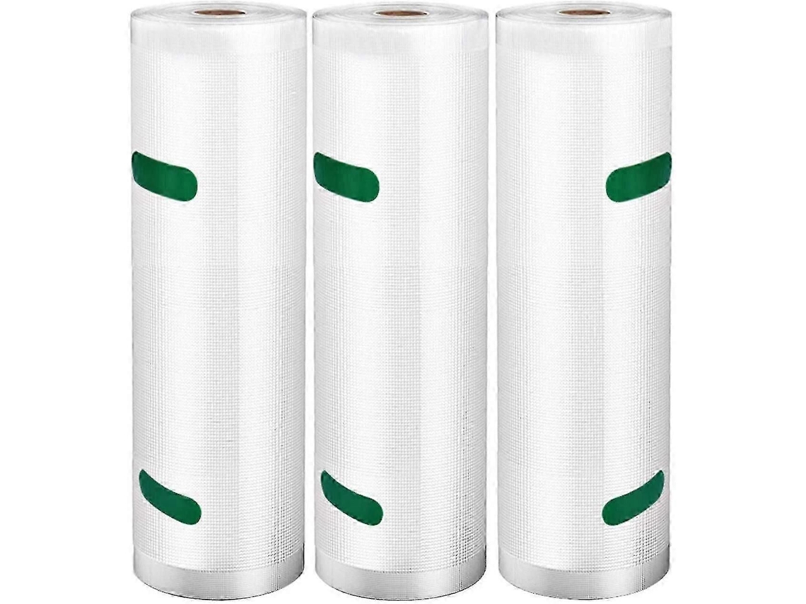 Para Sacos De Selagem A Vácuo Rolls 3 Pack - Economia Alimentos, Armazenamento Pesados ​​para C Ozimento Sous Vide, Freezer Preservação Alimentos