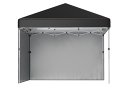 Gazebo dobrável estilo colonial 3x3 m, com 4 mosquiteiros, bolsa ORBITRA COMMERCE