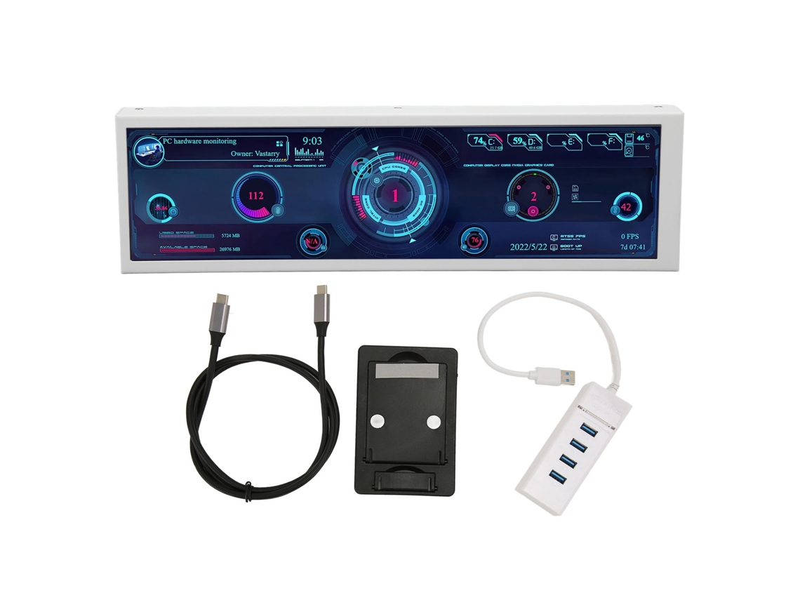 Monitor de Temperatura Pc LAXISCREED 8.8"