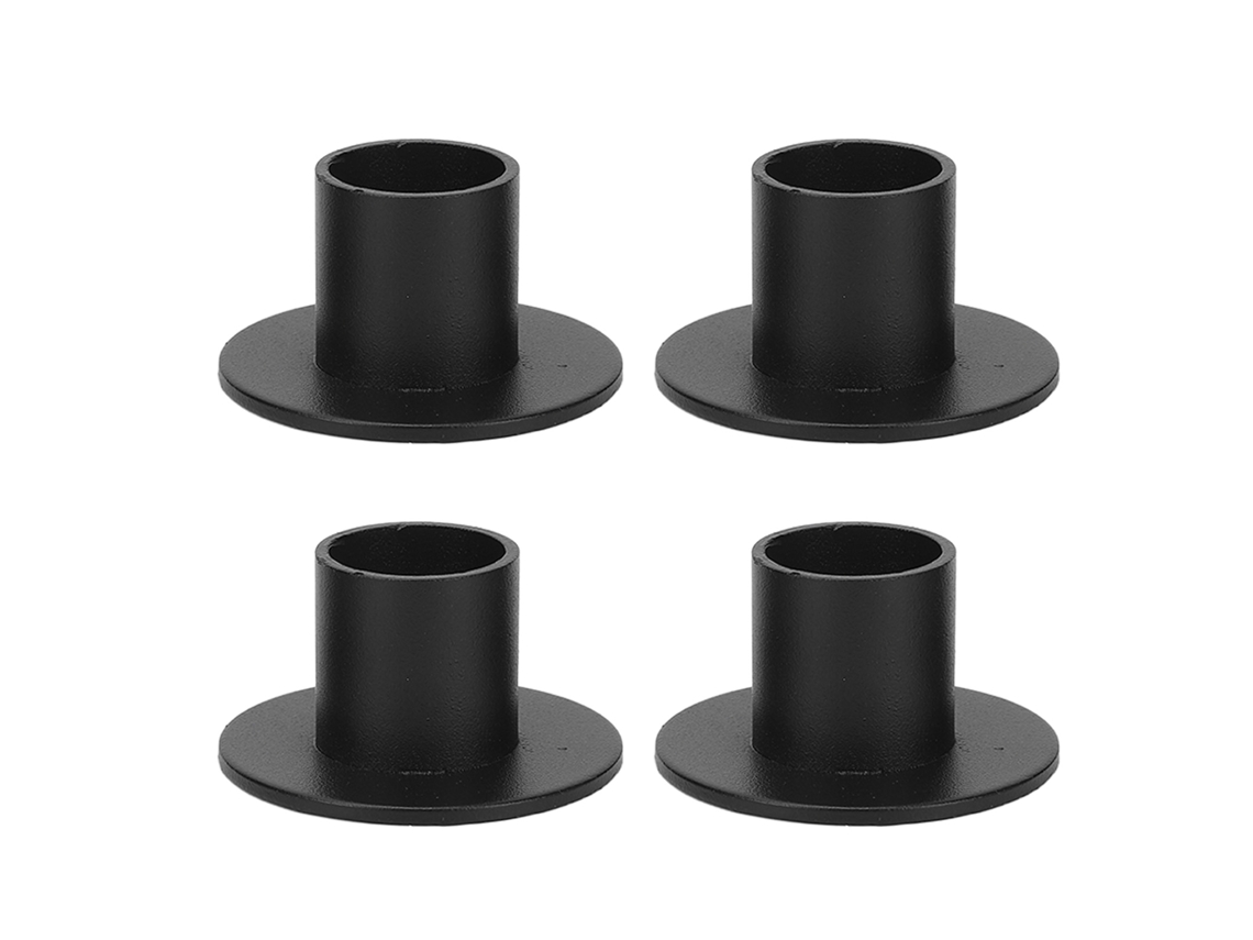 Peças De Suporte De Candelabro Redondo Preto Para Casamentos