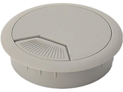 Unidade De Ilhós Plástico Para Mesa Computador Pc, 35/50/53/60/80 Mm,