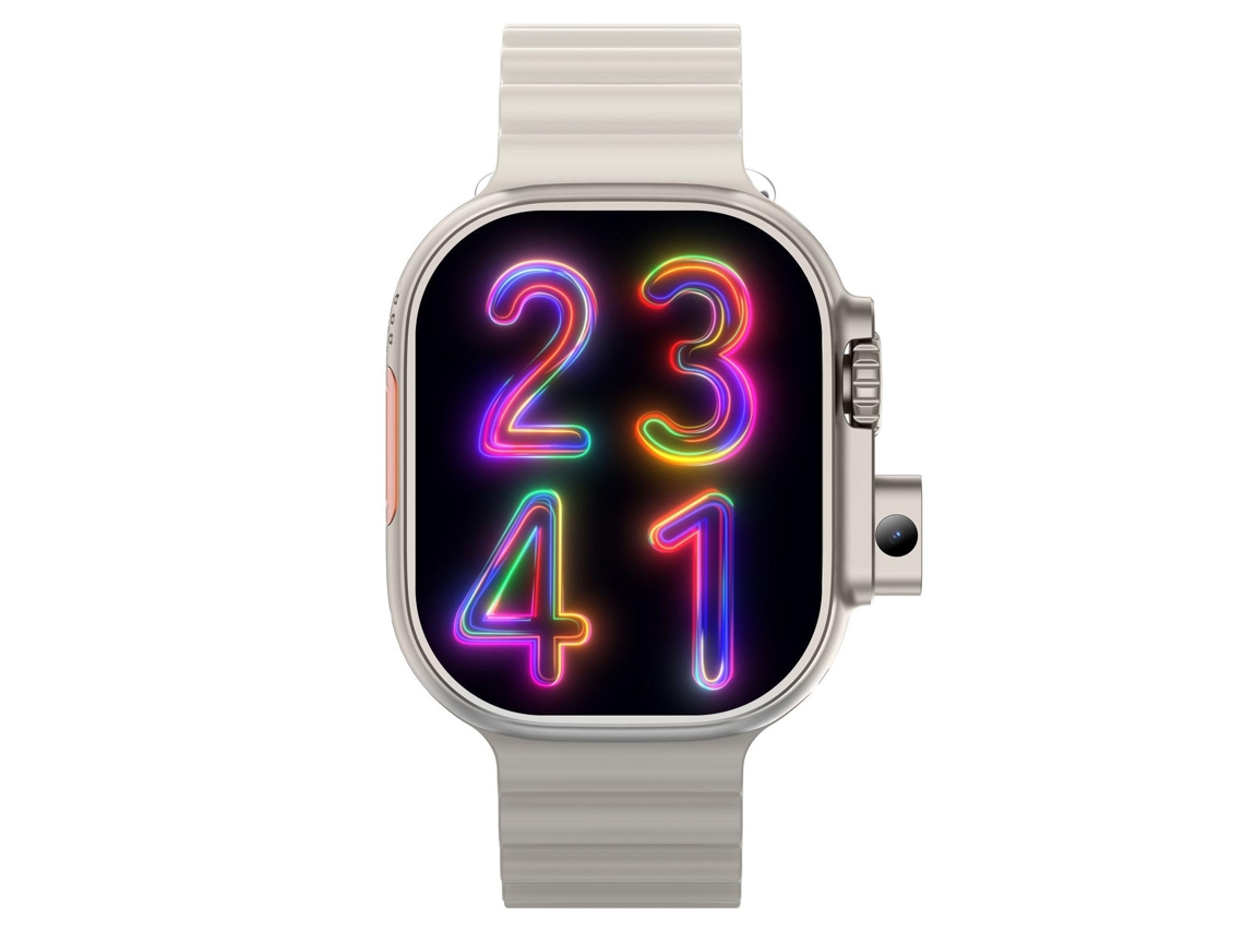 Relógio Inteligente Com Sim Card Phone Watch Com Tela Colorida E Design Moderno Prateado Uuzeit Shop