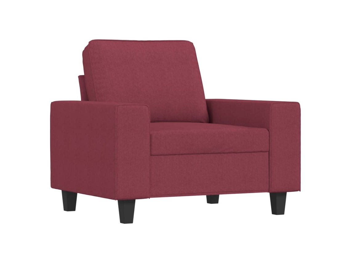 Poltrona Vidaxl Vermelho Tecido (94 X 77 X 80 Cm)