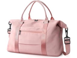 Malas AQUAFORGE de fim de semana, impermeáveis, com rodas, rosa