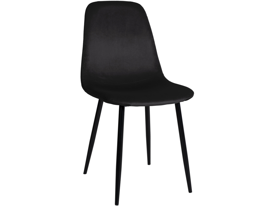 Cadeira de Jantar Napier Preto/Veludo CLP