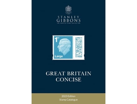 Livro 2023 Great Britain Concise Catalogue de Gibbons e Stanley (Inglês)