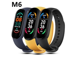 Smartwatch M6 Tipo Magnético, Preto YANYXR