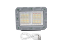Refletor Led Portátil Recarregável por Energia Solar CHABERLU