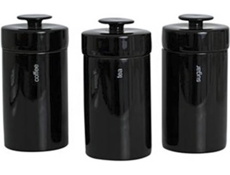 Frascos  Soho (Preto - Porcelana)
