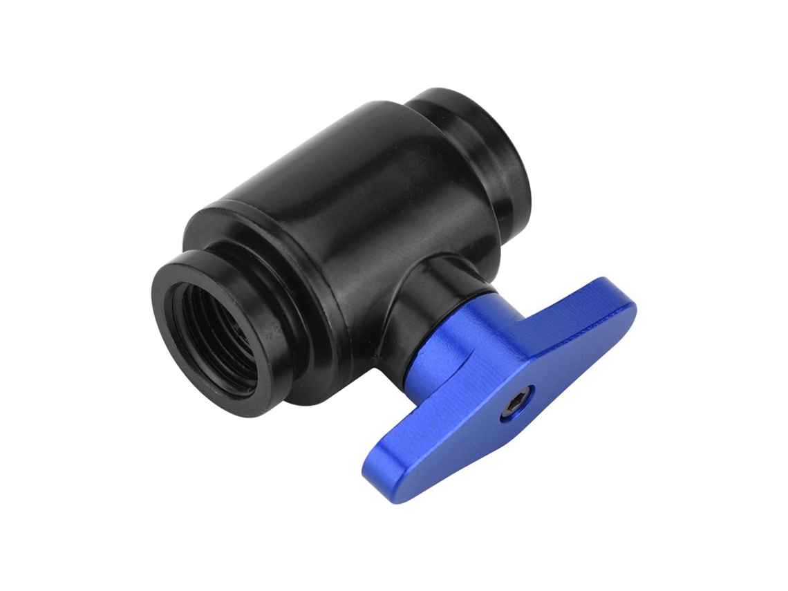 Válvula De Bloqueio De Água Com Rosca Interna G1/4'' E Alça Azul Para Resfriamento De Água