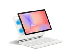 Compatível Com Samsung Galaxy Tab S10 Lite: Teclado Magnético Flutuante Com Bluetooth (hebraico) + Capa De Couro Para Tablet.