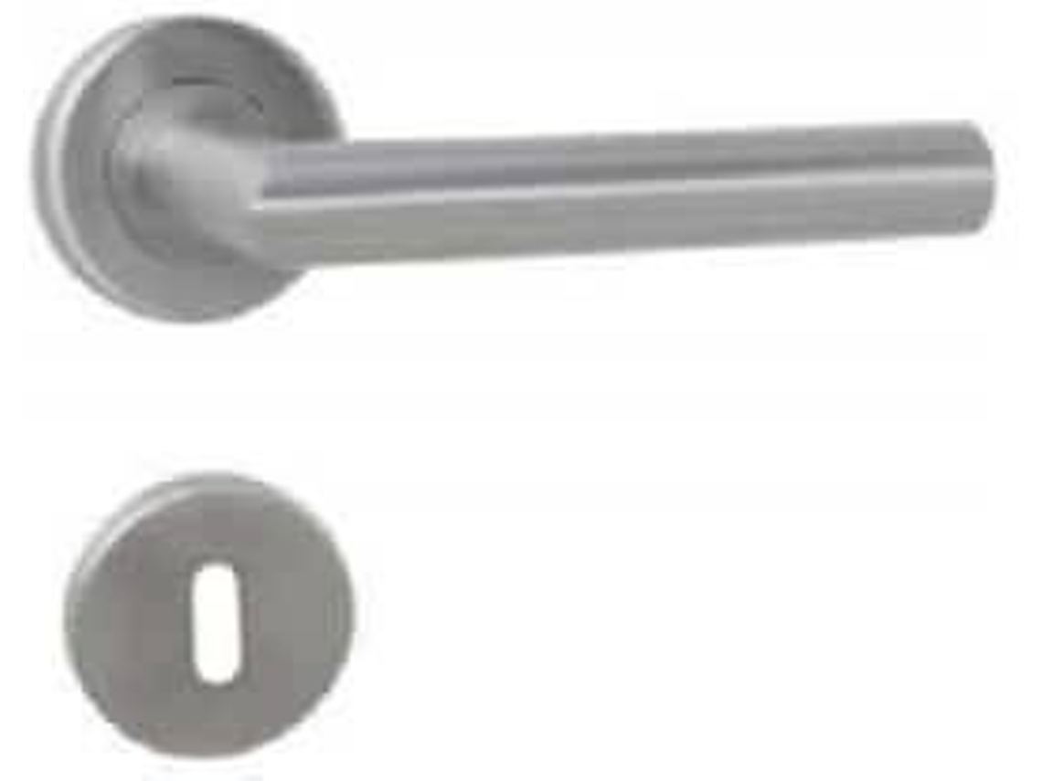 Puxador GLOBALLOCK Ref. 8001-19Mm - Inox Sat. - com Ent. Chave - Bl1
