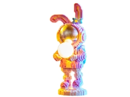 Blocos de Construção Spaceman com Luz Led 2267 Peças